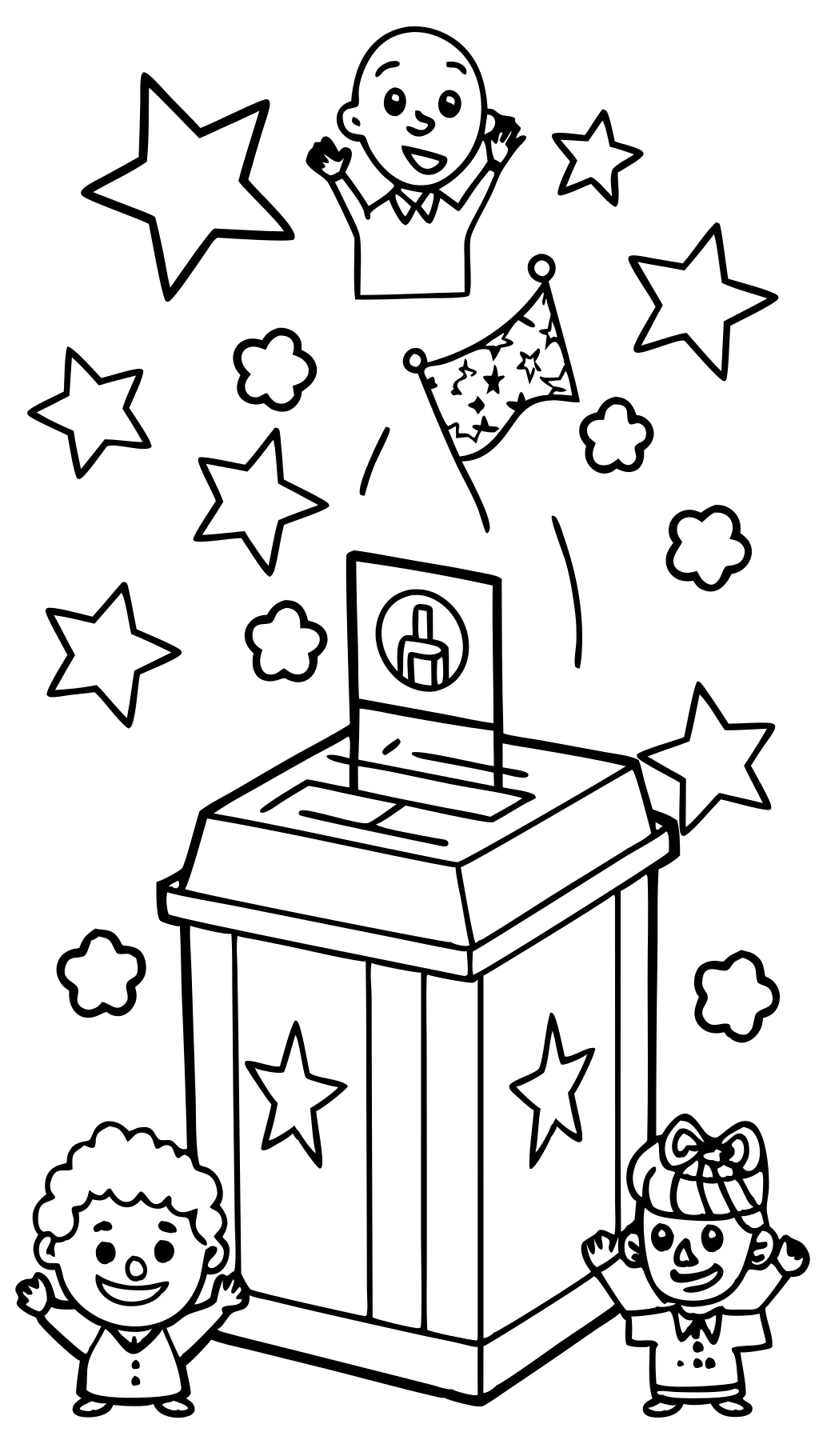 election coloring pages free